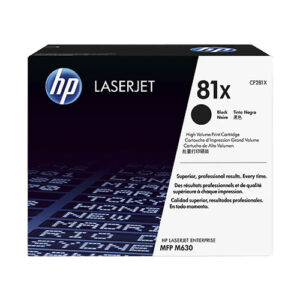 TONER HP CF281X (81X) MFP M630 NEGRO 25K PAG.