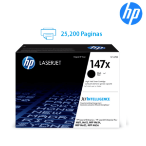 TONER HP 147X W1470X NEGRO 25,200 Paginas