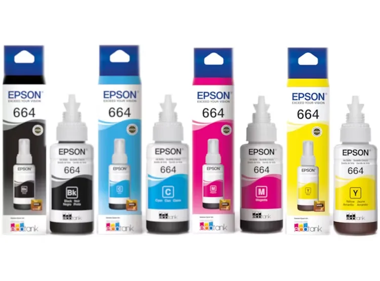 TINTA EPSON 664 PACK DE 4 COLORES T664 - Imagen 2